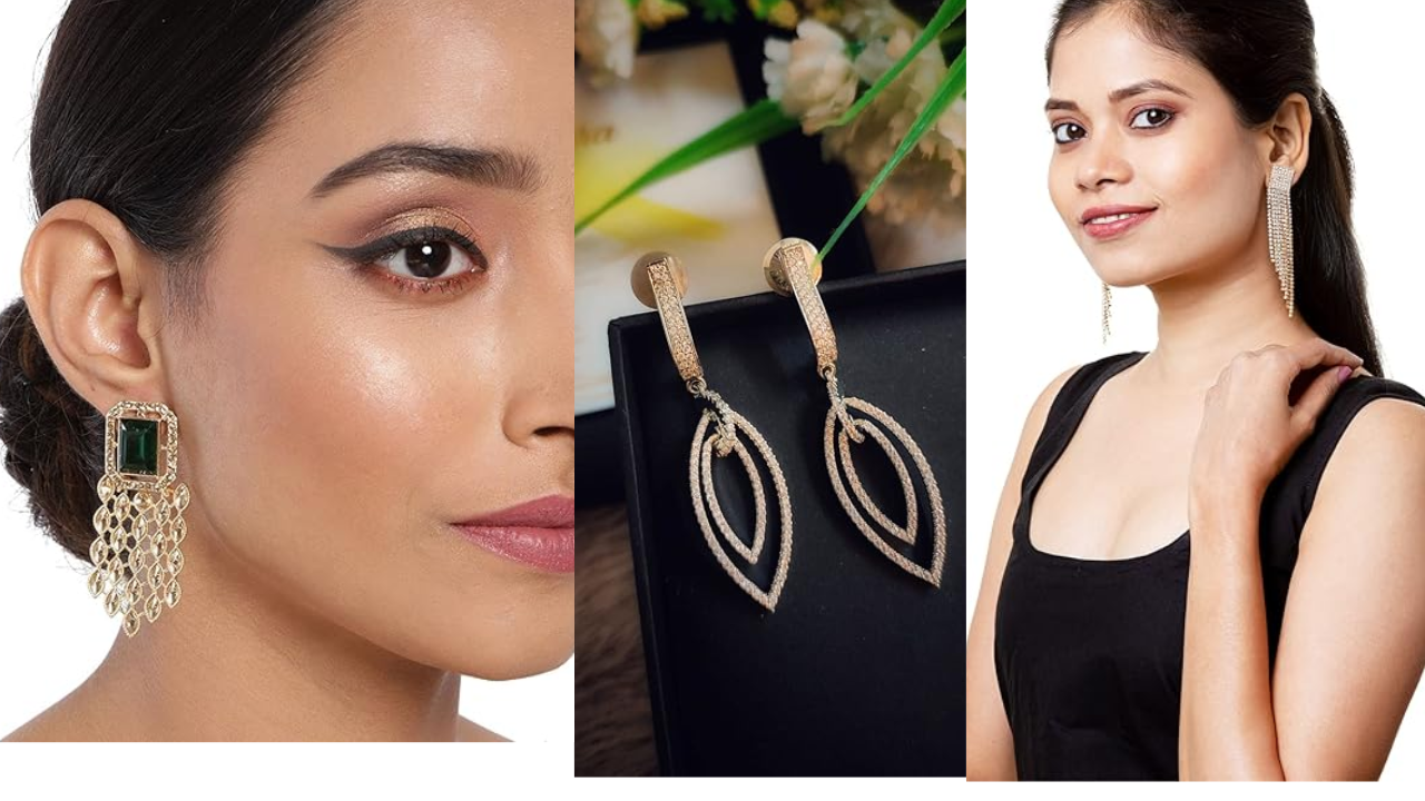 indo western earrings