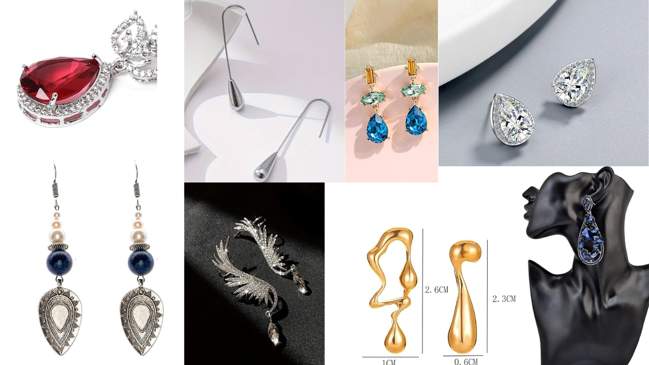 water drop earrings
