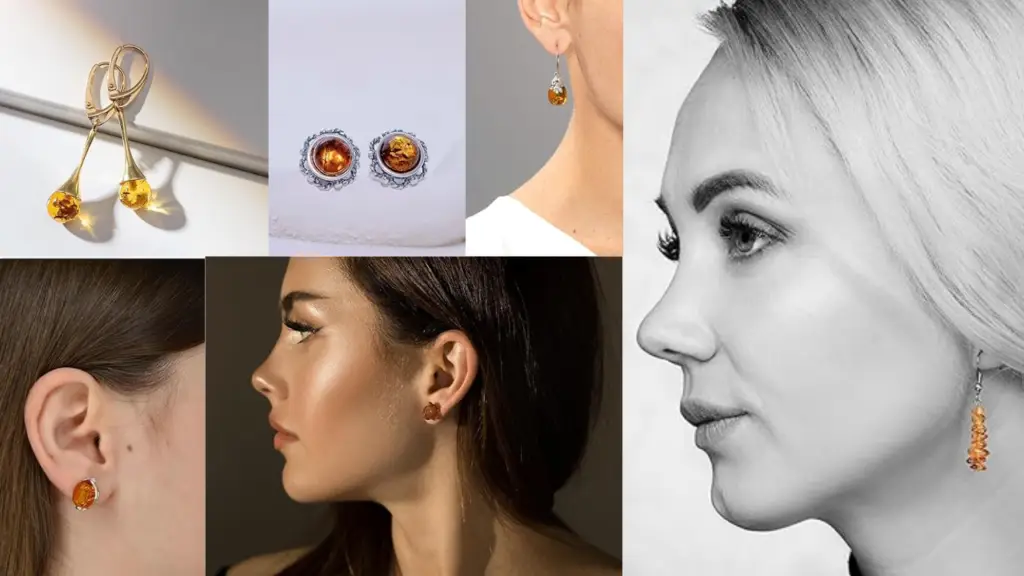 Amber Earrings