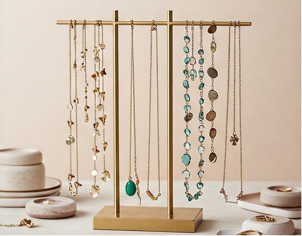 Hanging your necklaces
