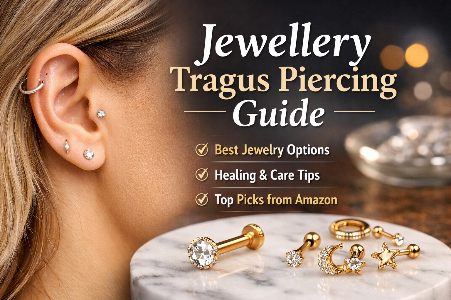 jewellery tragus piercing